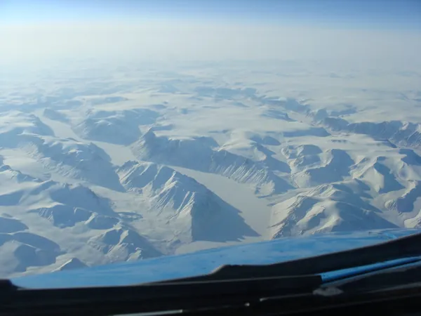 Mighty icebergs from Greenland enroute to Vancouver.
