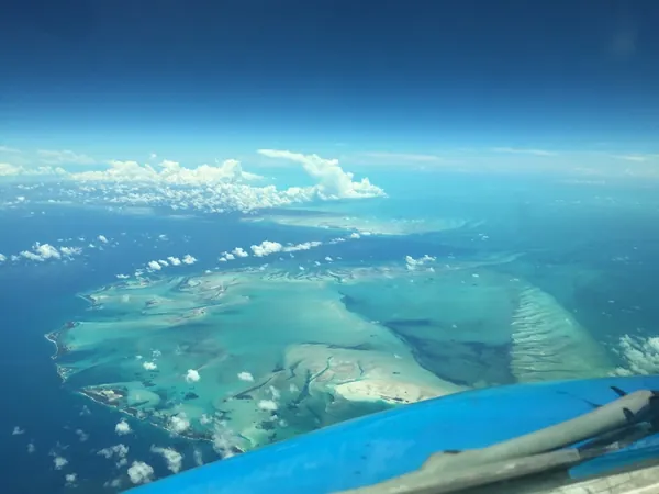 Paradise Atoll of Coral in the Atlantic Ocean on the way to Havana.