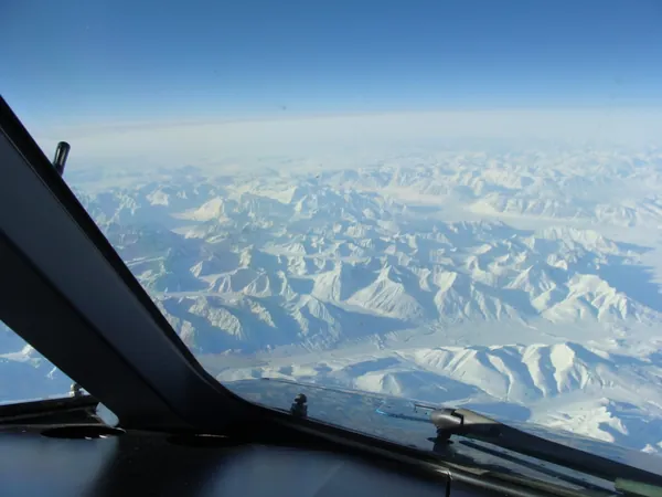 Mighty icebergs from Greenland enroute to Vancouver.