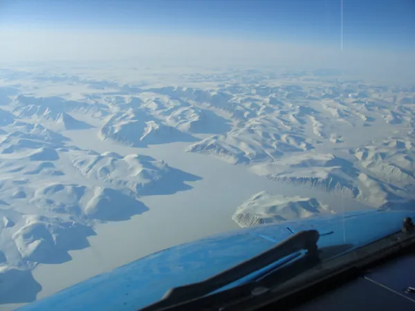 Mighty icebergs from Greenland enroute to Vancouver.
